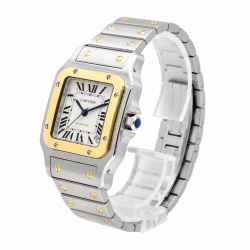 Santos de Cartier Galbée Medium 32mm W20099C4 Two-Tone Watch